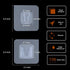 Double Sided Adhesive Hooks - 20 Pack + 4 Pack Wall Hanger Holder, 13.2lb Max for Bathroom, Kitchen, Office