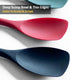 Upgrade Silicone Spatula Spoon Set, VOVOLY Heat Resistant Rubber Spoonula, Non-Stick Flexible Scrapers for Baking, 3
