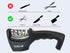 4-in-1 Knife & Scissor Sharpener Tool, 4-Stage Handheld Sharpener with Ceramic and Steel Steps