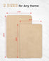 Stiio Bath Mat for Bathroom, Flat Super Absorbent Quick Dry Non Slip Thin Mats, Easy Clean Shower Mat