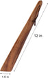 Muso Wood 12" Acacia Wood Spatula for Cooking, Small Flipper, Non-Stick Spatula Set, Multi-Purpose for Flipping and