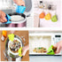 Silicone Cooking Pinch Grips Oven Mitts, Heat Resistant Gloves, 2 Pairs for Kitchen, Cooking, Baking, BBQ (Blue and