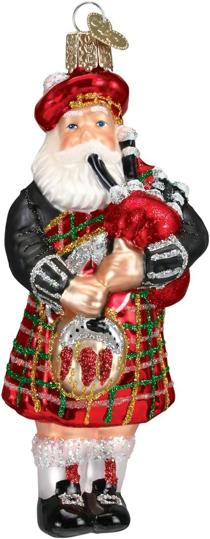 Old World Christmas Assortment of Santas Glass Blown Ornaments for Christmas Tree