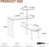 Countertop 11.8x11.8x12.4 Inch, 3 Countertop, Sezanrpt Clear Corner Organizer Shelf Tier Acrylic Bathroom Organizer