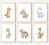 SYYANKK Dinosaur Nursery Wall Art Kids Canvas Poster Boys Room Wall Decor Watercolor