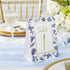 Kate Aspen Blue Willow Wedding Table Numbers (1-25), One Size, Seat Assignments & Table Decor