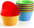 DEAYOU 20 Pack Plastic Bowls, Serving Bowl for Party, Snack, Children, Microwave & Dishwasher Safe