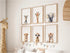 Joocrise Set 6 12x16 Inch Safari Nursery Wall Art Decor of Baby Animal Wall Art Kids Canvas Wall Art Safari Nursery