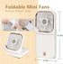 Portable Mini Fan, 5 in 1 Battery Operated Handheld & Desk Fan, 3000 mAh Power Bank, USB Rechargeable, Adjustable