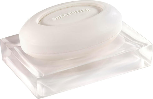 Countertop Izod - Soap Dish, Sleek Resin Accessories, Dorm Room Essentials, Modern Home Decor (Marina Collection
