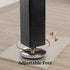 30'' 3 WRINGKIT Tall End Side Table, Height Small Telephone Table Stand with Tier Storage Shelf, Narrow Wood Nightstand