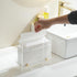 Countertop Paper Towel Dispenser Acrylic: Clear Paper Towel Holder Napkin Holder - Folded Guest Towel Storage