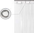Barossa Design Long Shower Curtain Liner 78" Height, 6 Magnets & 8G Heavy Duty PEVA, Clear, 72x78