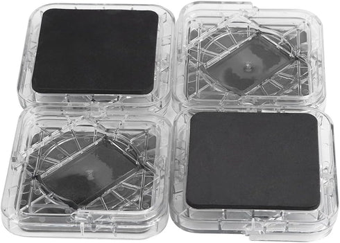Estink Furniture Bed Risers, 8Pcs/Set Non-Slip Stackable Furniture Leg Pad Protectors for Table Desk Bed Sofa Chairs