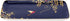 Portmeirion Sara Miller Chelsea Trinket Tray - 7.4 Inch Fine China with Hummingbird Design in Dark Blue