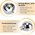 Fayomir Set Small/1 Medium/2 Large/3 Set 3, 18/8 Cookie Scoop - Tbsp, Tbsp, Tbsp - Cookie Dough Scoop, Cookie Scoops