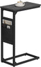 TUTOTAK C Shaped End Table, Side Table for Couch, Sofa Table with