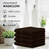 24-Pack 12 12 Inch Avalon Towels Cotton Washcloths x Brown Super Soft & Absorbent Ring-Spun Cotton Wash Cloths