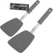 Gorilla Grip Nonstick Silicone Spatula, Heat Resistant, Flexible Head, Stainless Steel Kitchen Spatulas, 2 Pack