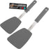 Gorilla Grip Nonstick Silicone Spatula, Heat Resistant, Flexible Head, Stainless Steel Kitchen Spatulas, 2 Pack