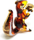 Handmade Mini 2" Cute Squirrel with Walnut Figures, Blown Glass Art Collectible Figurine Gift