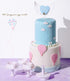 Fewo Set of 9 Hot Air Balloons Cloud Plastic Fondant Cutting Molds for Baby Shower Party Cake Decorating Tools