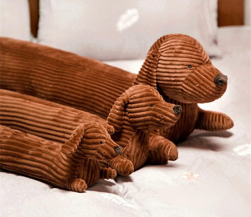 KOWAKA (27.5inches) Dachshund Dog Plush Hug Pillow Soft Durable Stuffed Throw Cushion Dachshund Animals Hug Pillow