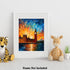 Bestbuddy Pet 11X14 Unframed Starry Night Van Gogh Inspired Art Print Poster, London Landmark Decor