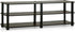 Furinno TST No Tools 3-Tier Wide Shoe Storage Rack, Dark Brown/Black, 47 Inch