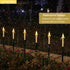 4Pcs Solar Taper Candles with Holders, Waterproof LED Candles Light Rechargeable Tapered Candlesticks with Dusk to Dawn