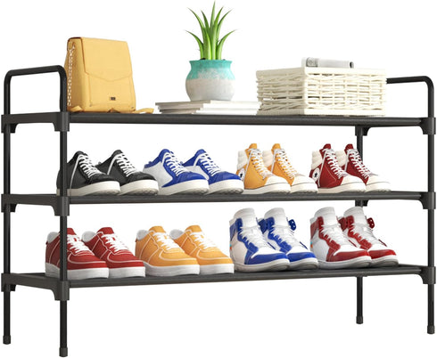 Kitsure Shoe Rack for Closet, Sturdy and Long-Lasting Shoe Shelf, Shoe Rack