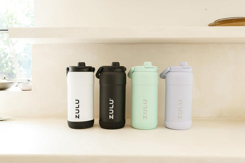 ZULU Goals 64oz & 101oz Vacuum Insulated Stainless Steel Water Bottle | Reusable Jug Thermoses with Carry Handle