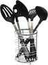 Home Basics Chrome Plated Steel Cutlery Holder