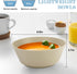 Cereal Bowls Set of 6 - 36oz Wheat Straw Bowls with Unique Textured Design Soup Bowls - Microwave & Dishwasher Safe Bowls Salad Bowls - Alternative for Plastic Bowls for Serving Salad,Pasta - Multi by PYRMONT