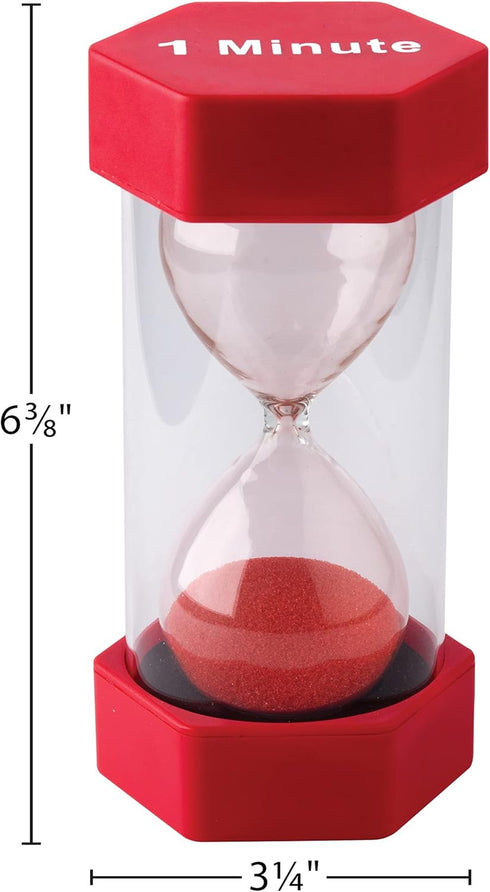 Teacher Created Resources 1 Minute Sand Timer, Large, Multicolor (20657)