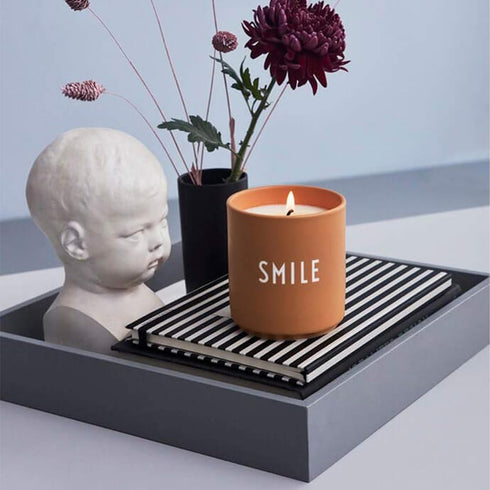 Design Letters Scented Candle Large 16 Oz, Soy Wax Wick Candles, Luxury Fragrance Gift for Women