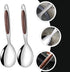 2pcs Stainless Steel Rice Spoon, Rice Cooker Dishes Condiment Spoon, Non Stick Kitchen Scoops