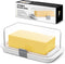Pisol Large Butter Dish for 1 lb Canadian Butter, Airtight Butter Keeper
