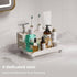 4 Counter YOOLENS Quick Dry Electric Toothbrush Holder Slots Metal Bathroom Organizer for Toothpaste Razor Mouthwash