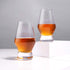 Viski Footed Crystal Scotch Glasses, Set of 2, Premium Liquor Drinking Glass, 8 oz Whiskey Bourbon Gift Set