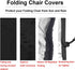 Silvotek 210D Cover(Size:28''L 13''W 43''H) Zero Gravity Chair Covers - Outdoor Folding Chair Cover with Durable