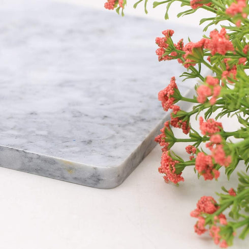 LUANT Counter, 10-1/4" 6-1/4" Rectangular Marble Vanity Tray for Bathroom, Dresser, Nightstand or Desk, x