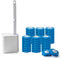 Disposable Toilet Brush with 48 Refills, ,Toilet Bowl Cleaner,Toilet Cleaning Supplies,Toilet Bowl