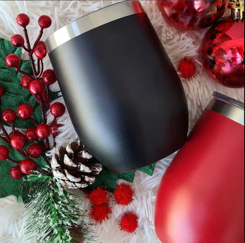 CHILLOUT LIFE Stainless Steel Tumbler 12 oz with Lid & Gift Box, Double Wall Vacuum Insulated