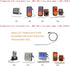 Grilling BBQ Meat Thermometer Probe Replacement Compatible with Thermopro TP25 TP20 TP07 TP-07 TP08 TP-08S TP06S TP16