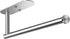 VAEHOLD Under Cabinet Adhesive Paper Towel Holder - Wall Mounted Roll Holder for Kitchen Paper Towels, Silvery