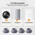 MWELLEWM Shock and Noise Cancelling Washing Machine Support, Anti Slip Anti Vibration Rubber Feet Pads