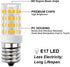 E17 LED Bulb, Stovetop Light, Appliance Bulb Under Microwave Oven, Non-Dimmable, 4W Warm White 3000K, 110V-130V, 6-Pack by SumVibe