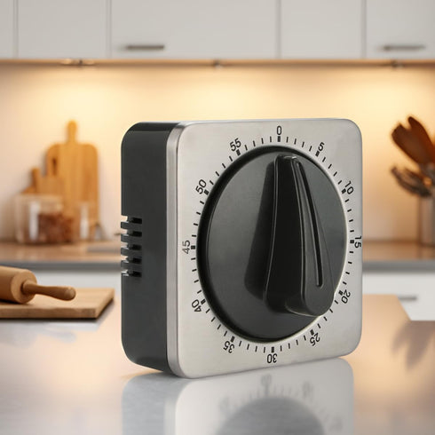 Searon Kitchen Countdown Timer Magnetic 60 Minute Wind Up Mechanical Timer for Home Baking Cooking