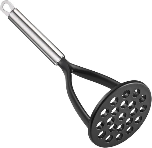 TENTA KITCHEN Good Grips Nylon Potato Solid Masher - Ricer Press Blender Crusher for Non-Stick Cookware with Heat